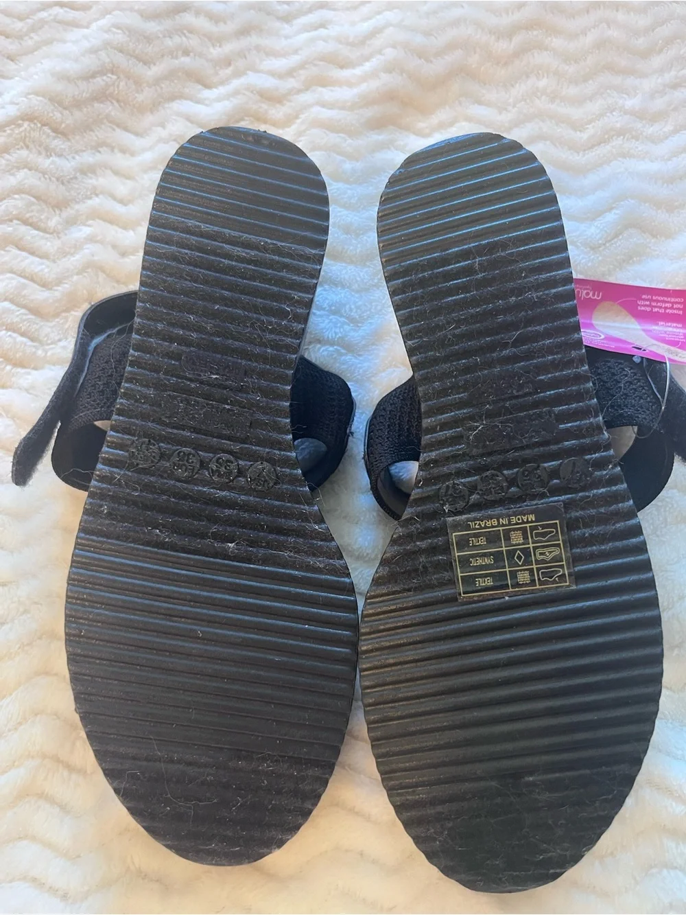 Malu Women's Black Platform Sandals Size 7
